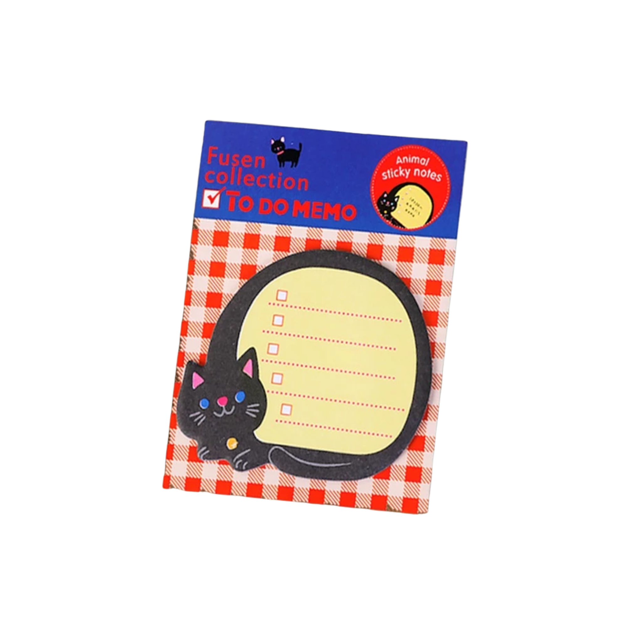 Cat sticky note memo pad cute stationery