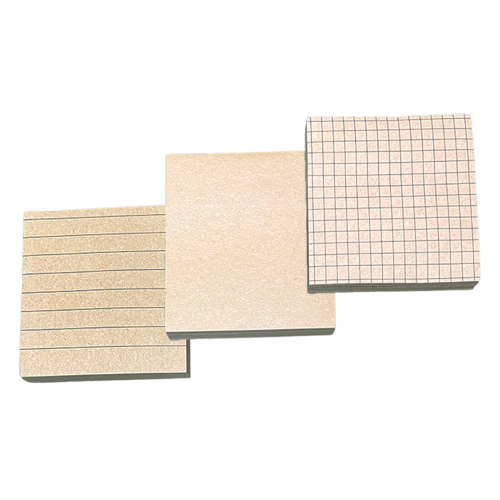 Eco friendly craft sticky note pad for school and office