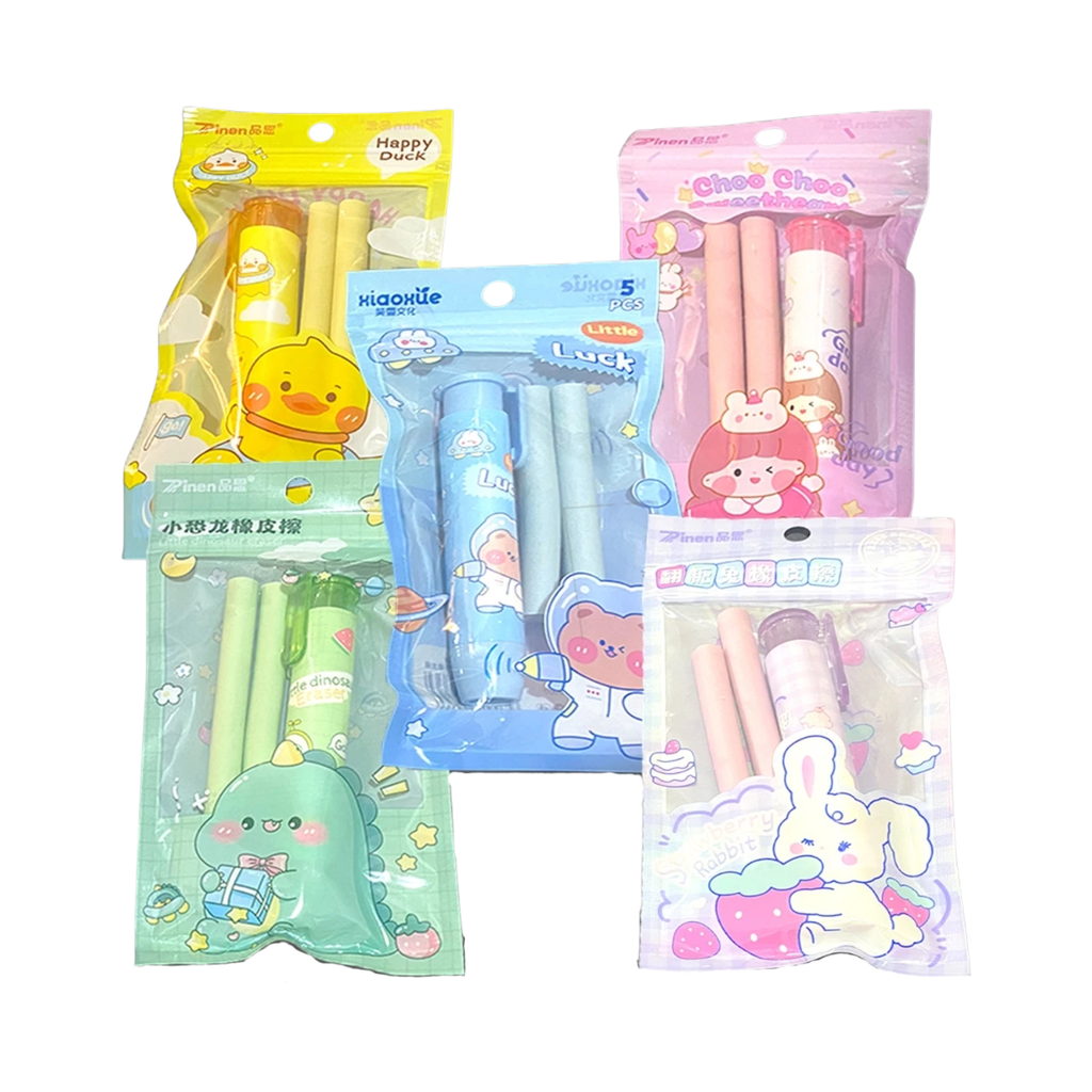 Non-dust press eraser for school homework and study