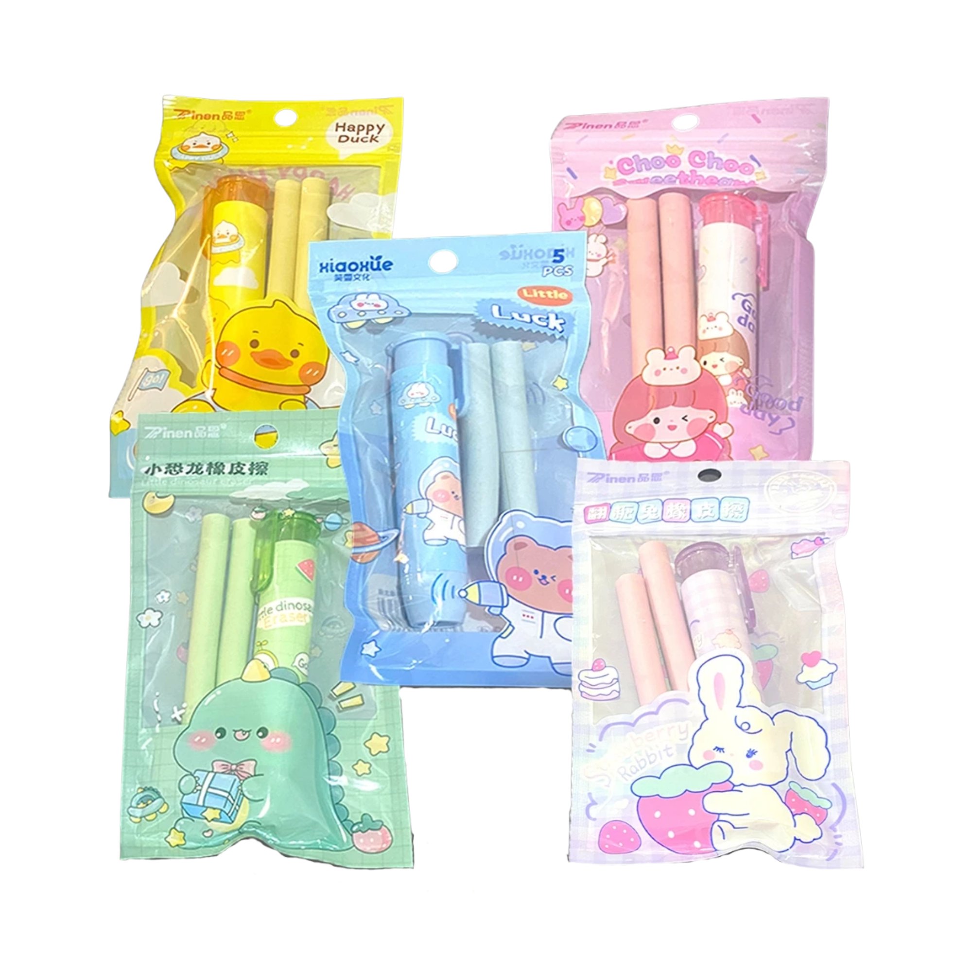 Non-dust press eraser for school homework and study