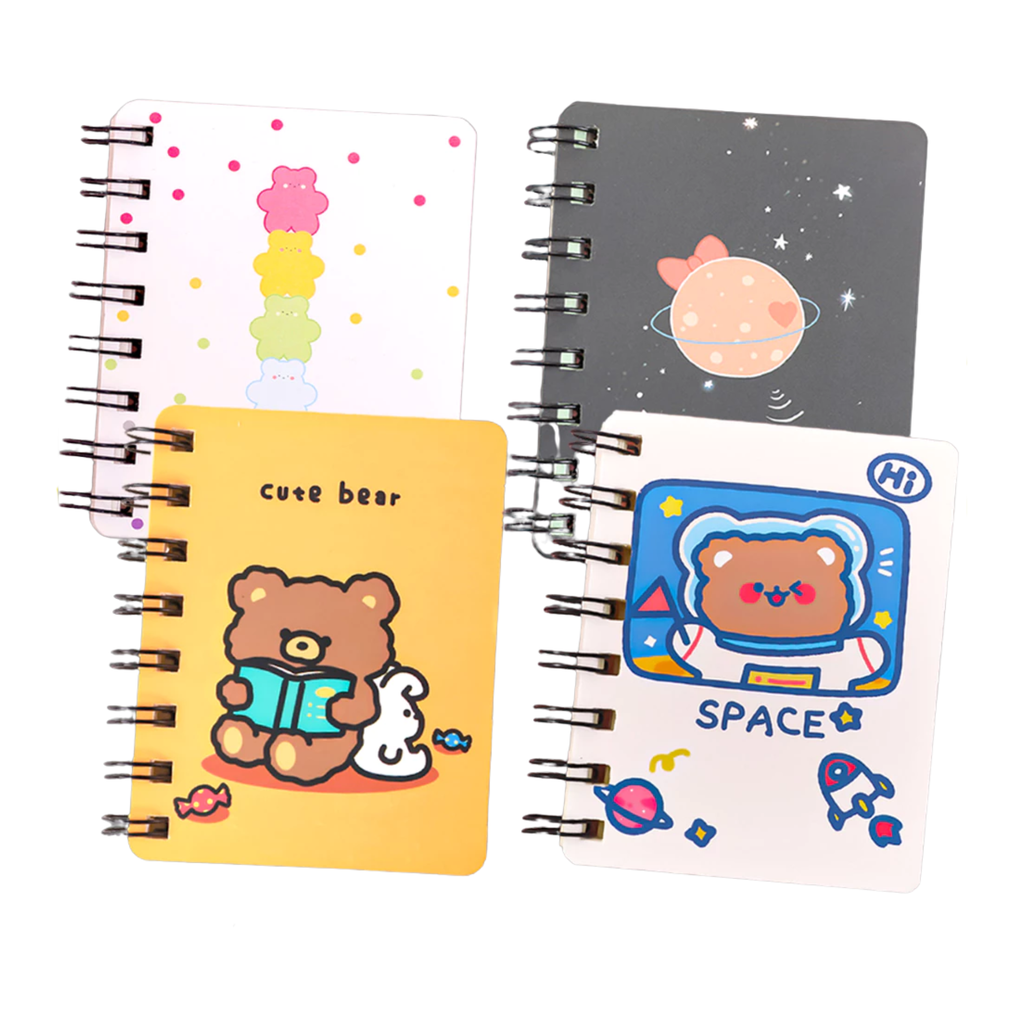 Cute flip coil notebook mini pocket notepad
