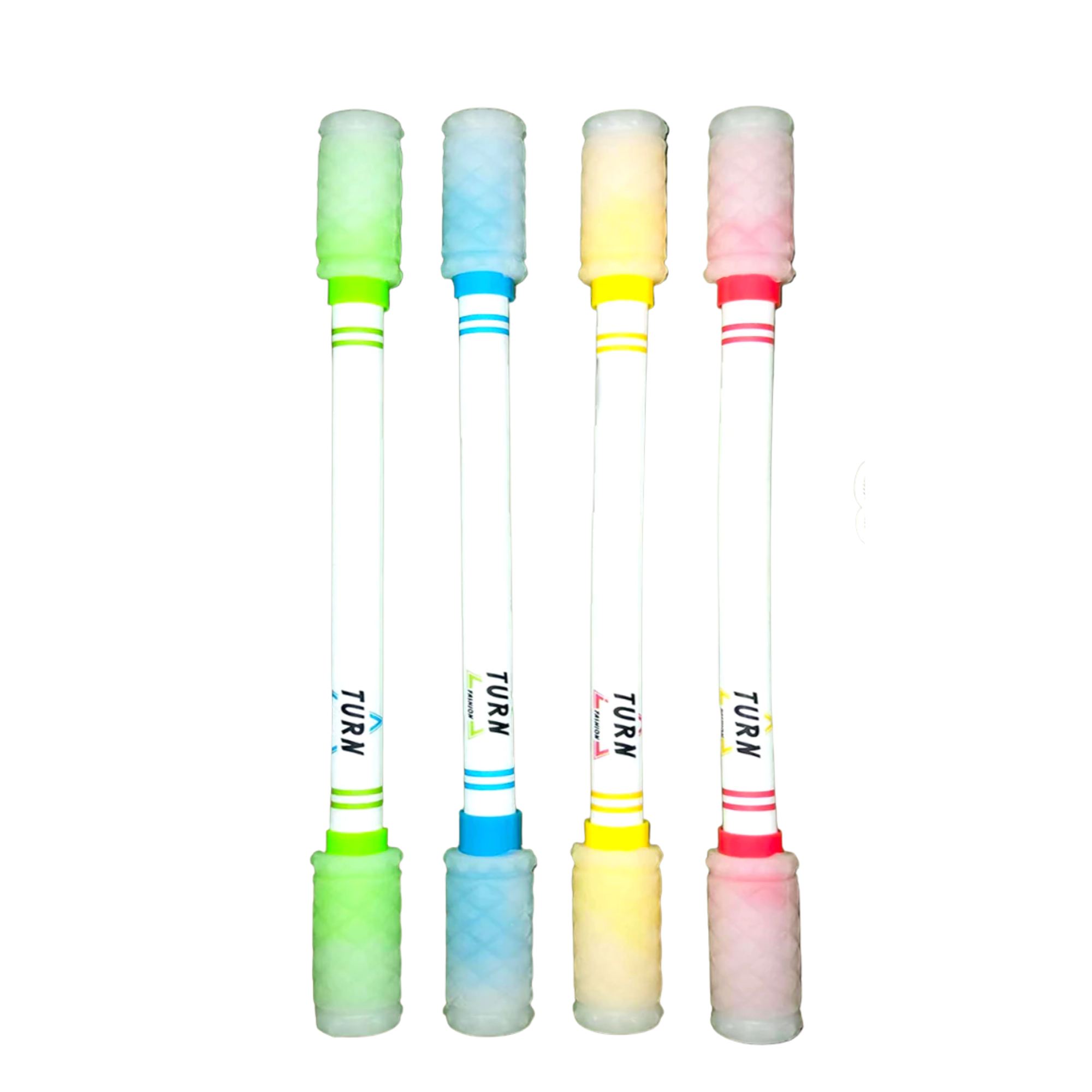 Light tone spinning pen for writing and anxiety relief