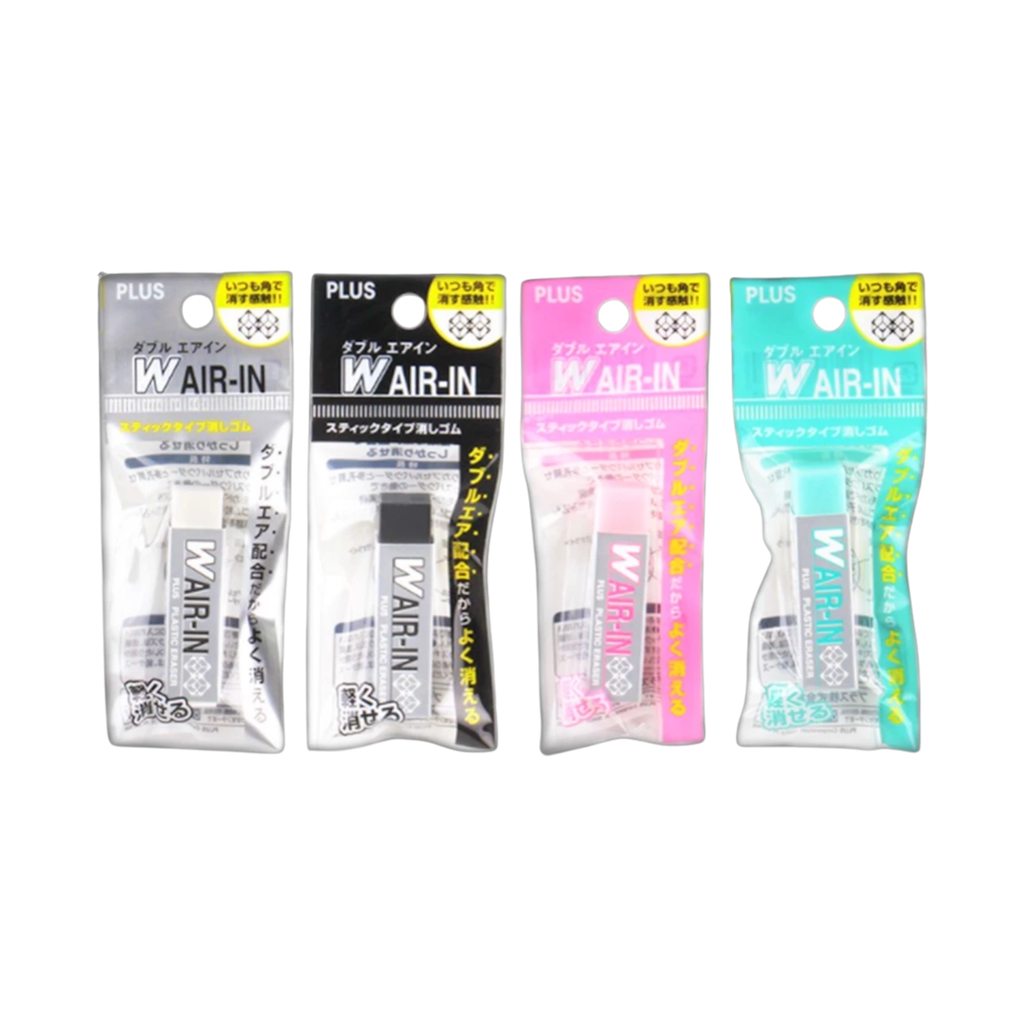 Plus Wair-in plastic eraser for clean dust-free erasing