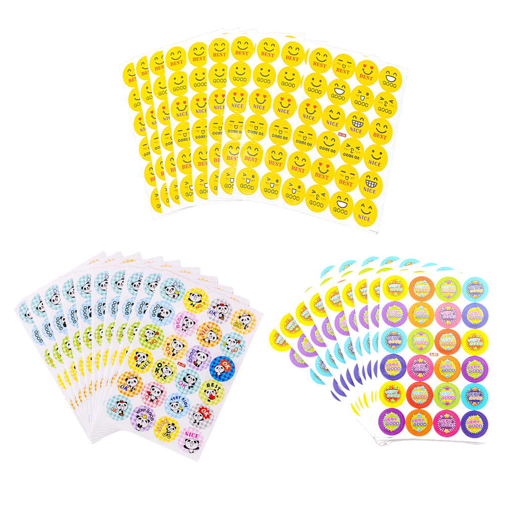 Creative reward stickers for teachers and classrooms